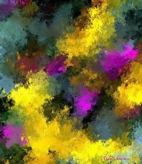 Floral Abstract 12 Digital Art by Rein Nomm