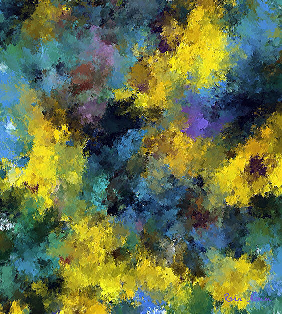 Floral Abstract 3 Digital Art by Rein Nomm