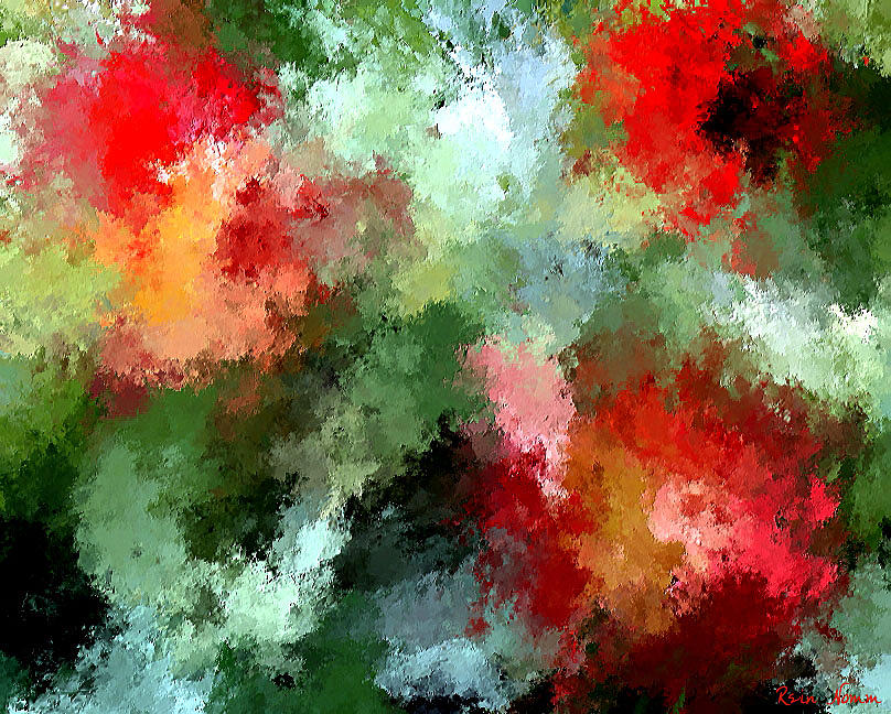 Floral Abstract 9 Digital Art by Rein Nomm