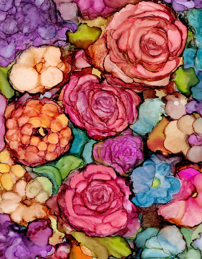 Floral Blanket Photograph by Liz Evensen