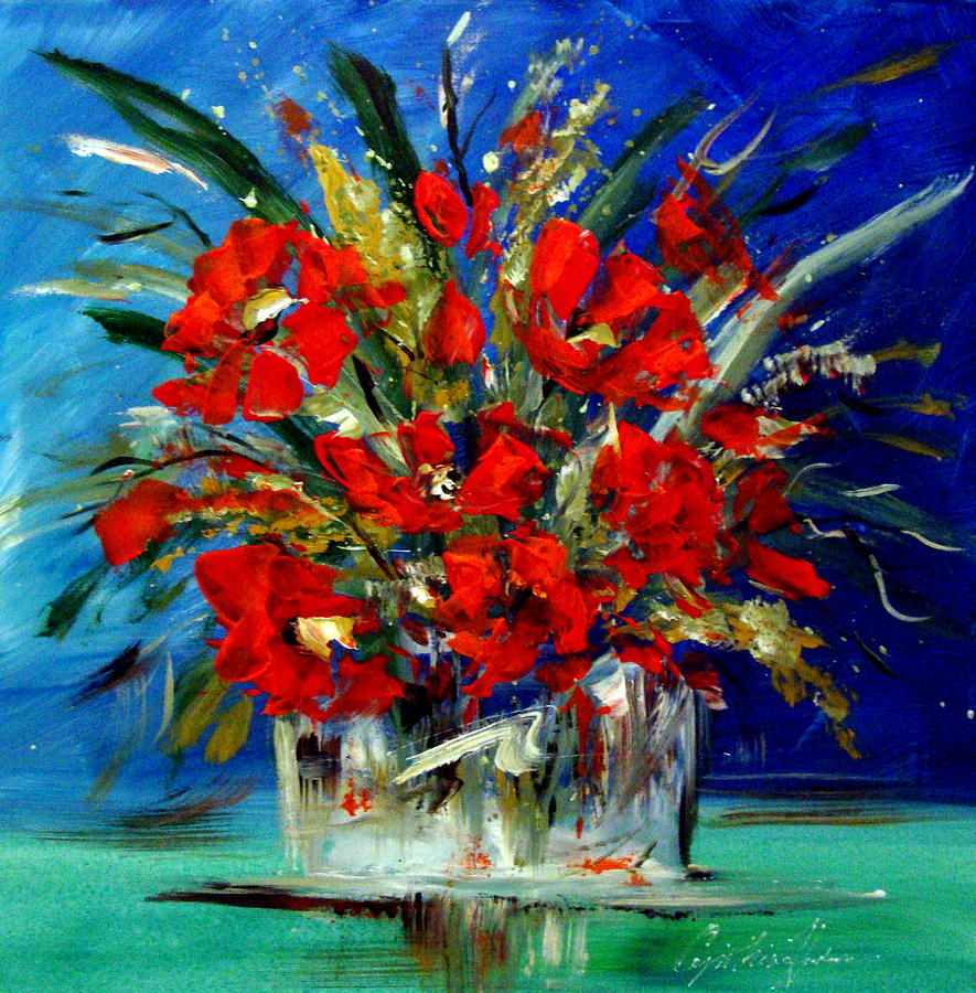 Floral Painting by Cynthia Hudson