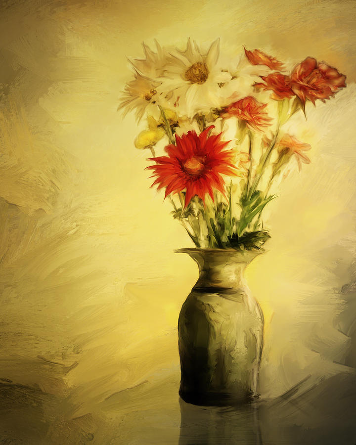 Daisy Digital Art - Floral Expression  by Diane Dugas