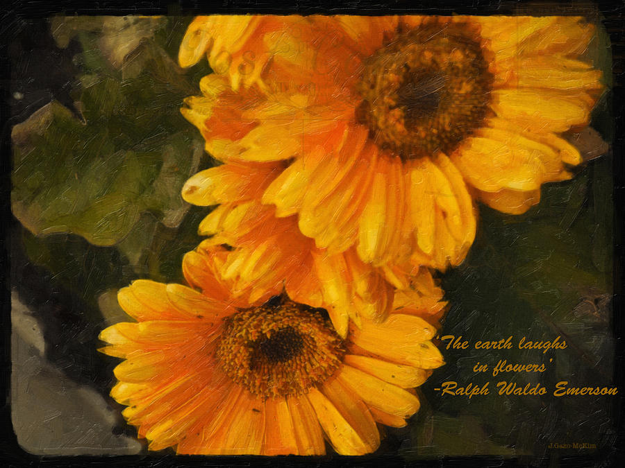 Floral Expression Digital Art by Jo-Anne Gazo-McKim