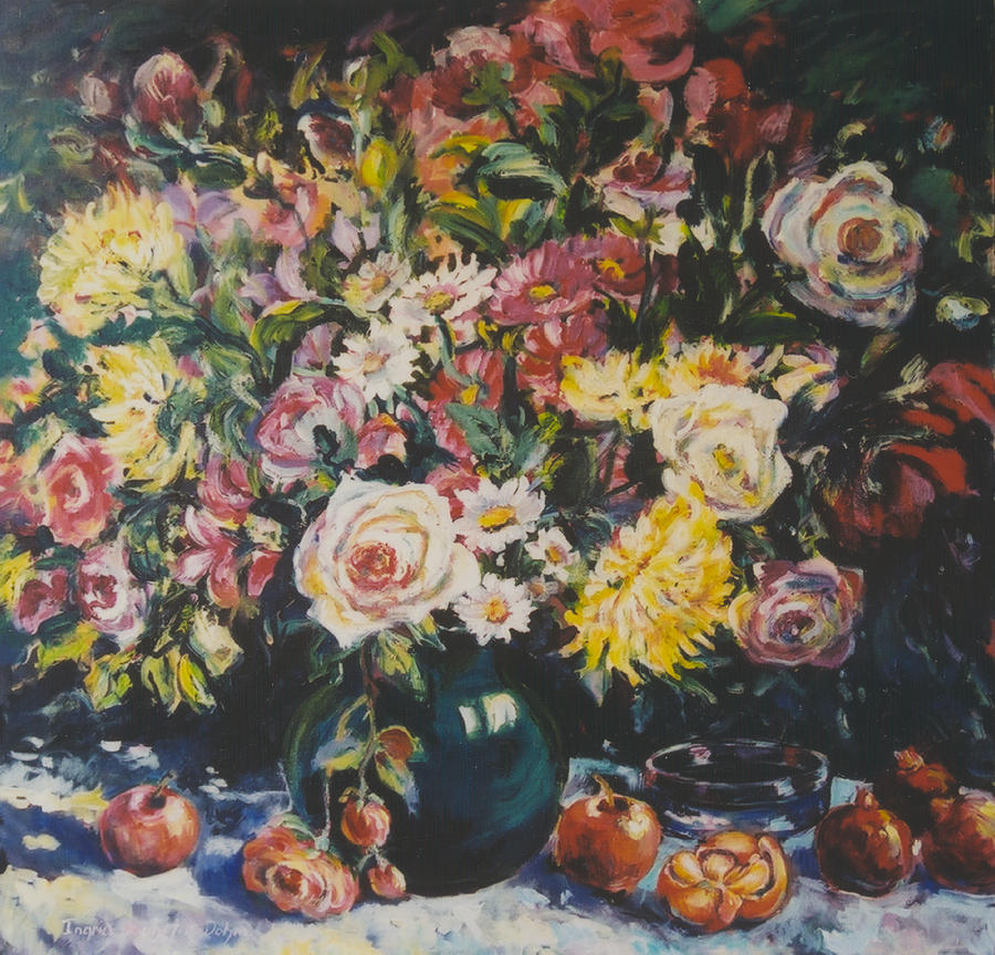 Floral Expressions Painting by Ingrid Dohm