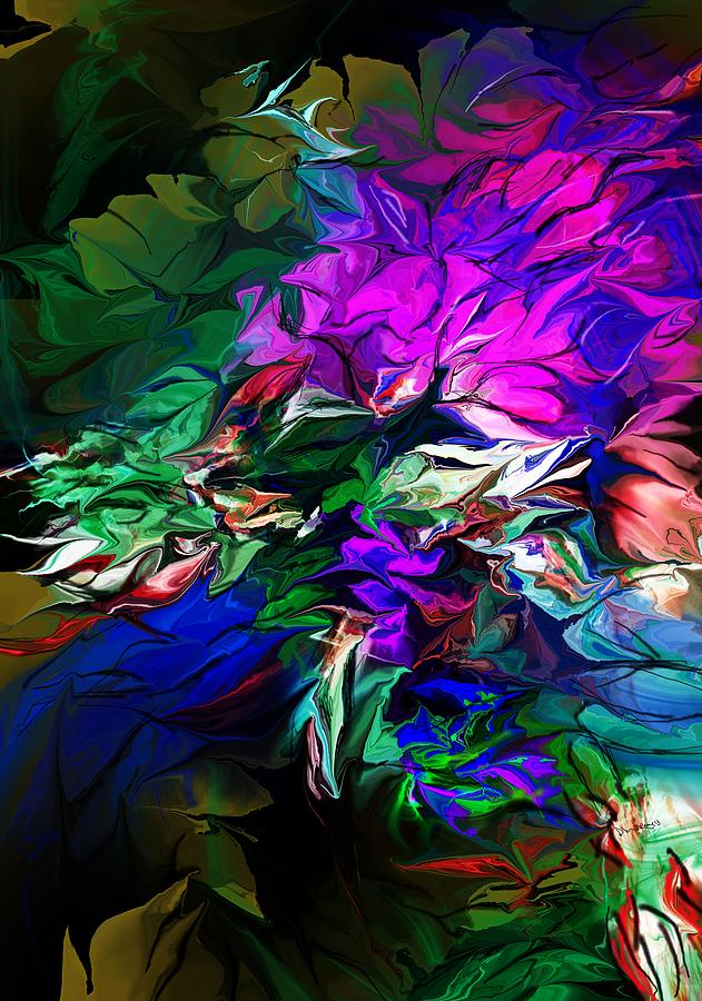 Floral Fantasy 091713 Digital Art by David Lane