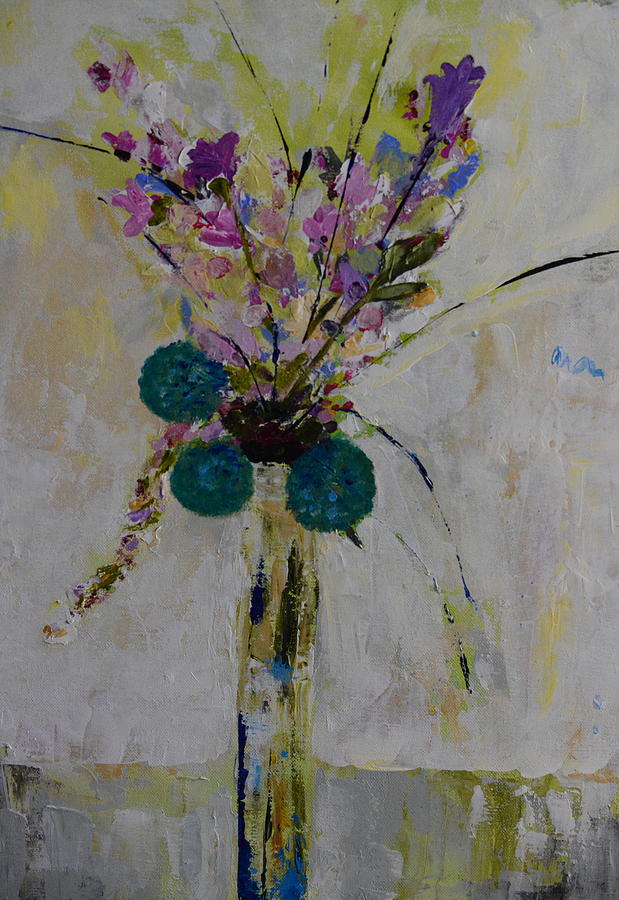 Floral Fantasy Painting by Teresa Tilley