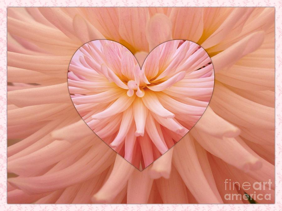 Floral Heart Photograph by Joan-Violet Stretch