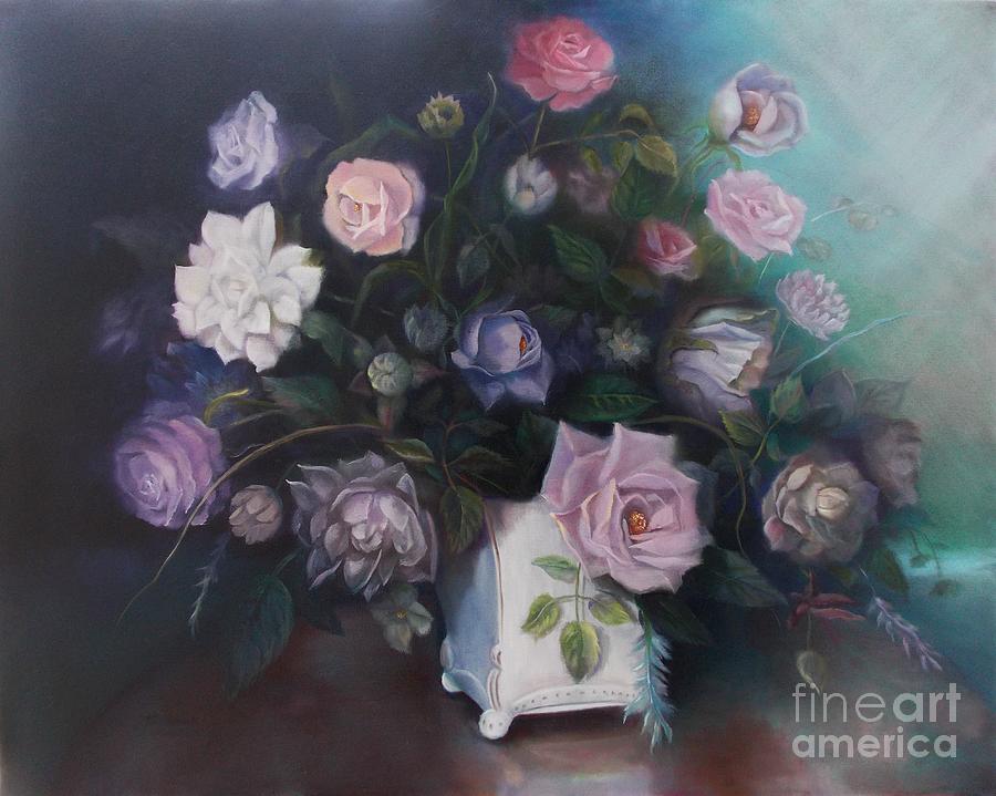 Floral Still Life Painting by Marlene Book