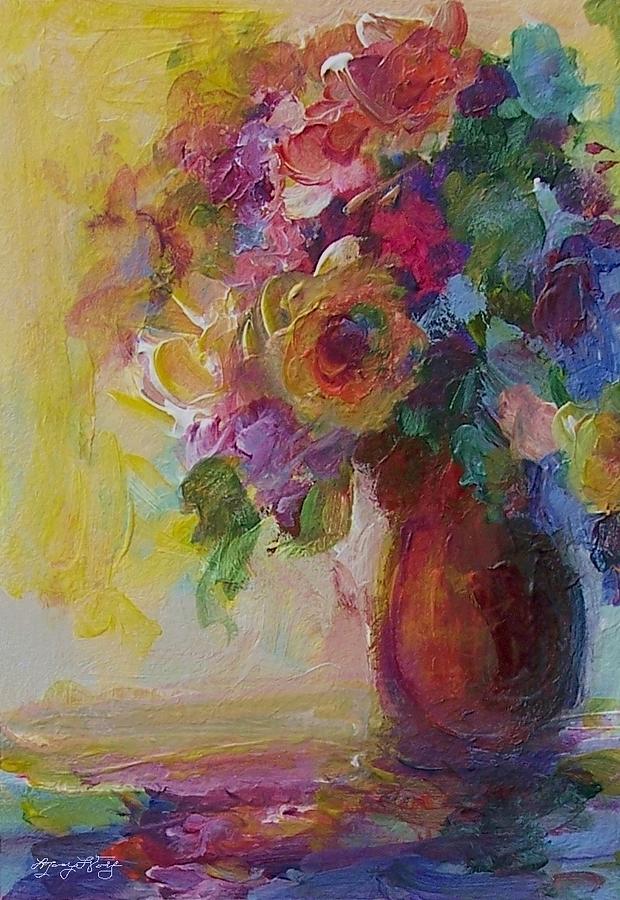 Floral Still Life Painting by Mary Wolf