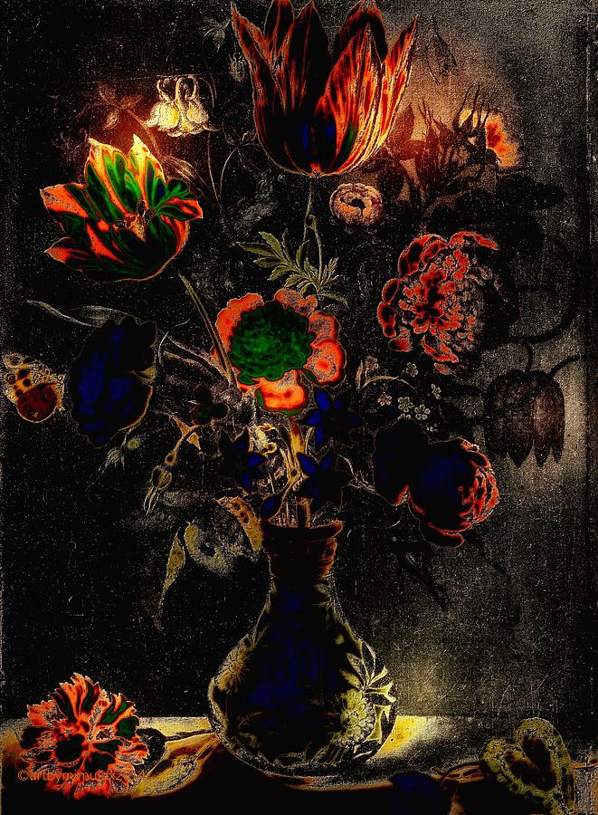 Floral Stillife Digital Art by Mimulux Patricia No