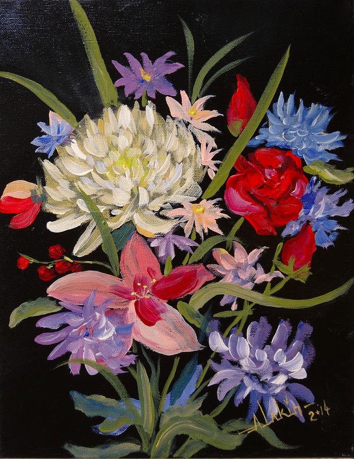 Still Life Painting - Floral Study II by Alan Lakin