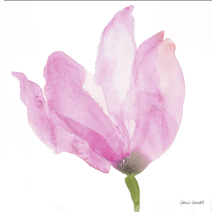 Floral Painting - Floral Sway Pink II by Lanie Loreth