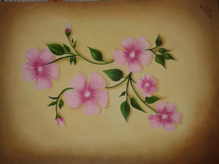 Floral Painting by Tanisha Dutta - Fine Art America