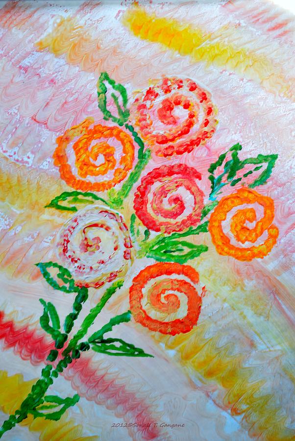 Dreams Painting - Floralen Traum by Sonali Gangane