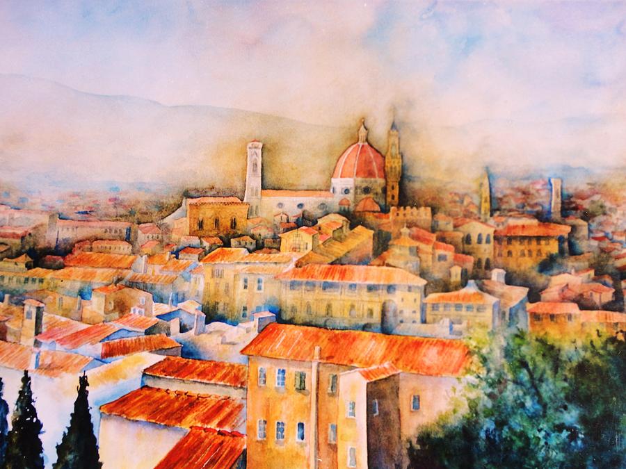 Florence Painting by Dagmar Helbig