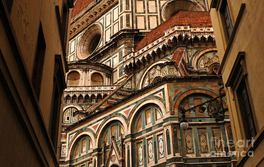 Landscape Photograph - Florence Duomo Detail 1 by Bob Christopher