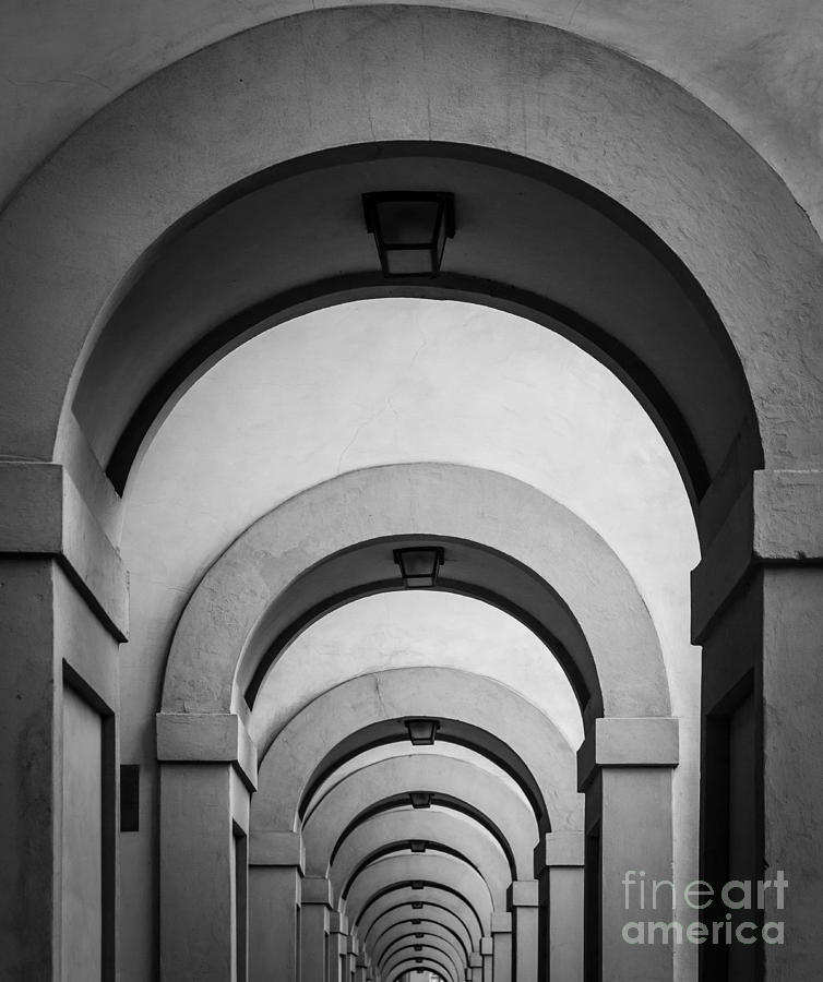 Florence Hallway Photograph by Inge Johnsson