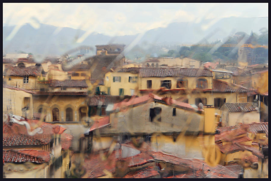 Florence Photograph - Florence in the Rain by Oscar Alvarez Jr