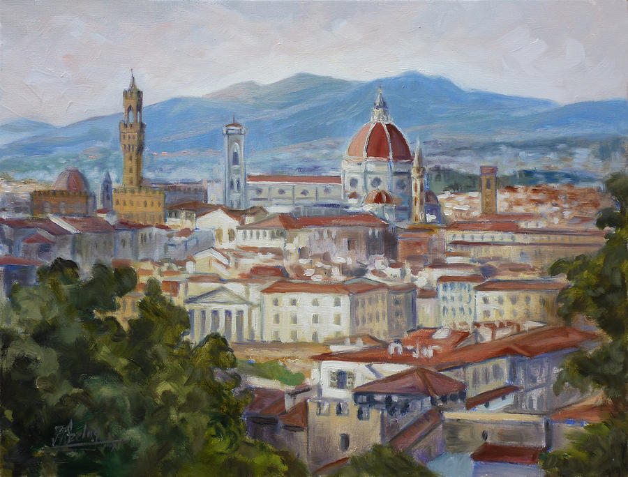 Florence Painting by Irek Szelag