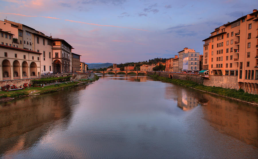 Florence Italy Reflections Number Three Photograph by Bob Coates