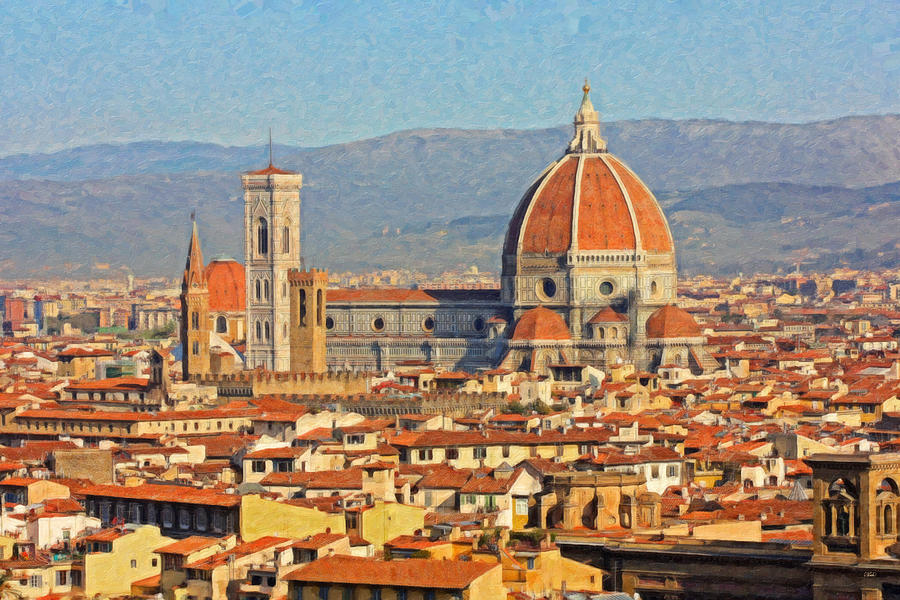 Florence Itl3862 Painting by Dean Wittle