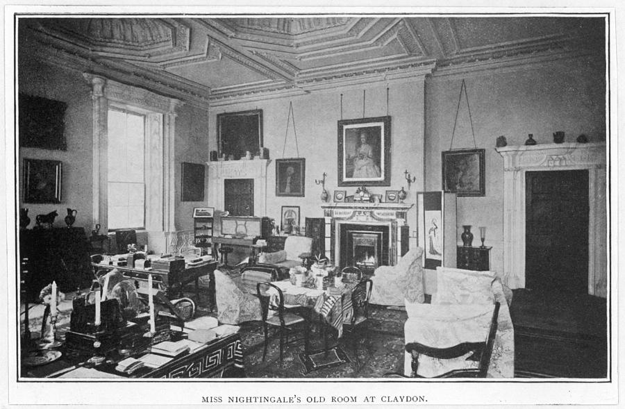 Florence Nightingale Her Room Photograph by Mary Evans Picture Library ...