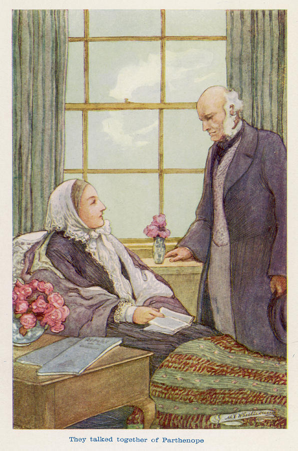 Florence Nightingale In Later Years Drawing by Mary Evans Picture