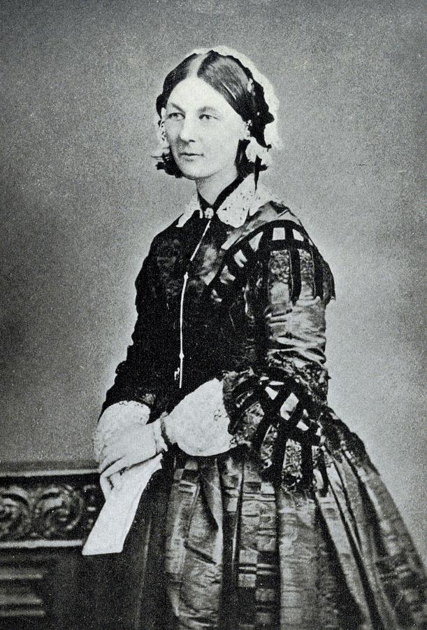 Florence Nightingale Photograph by Library Of Congress