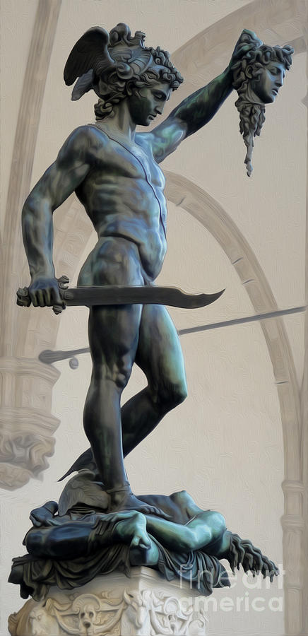 sculpture of perseus