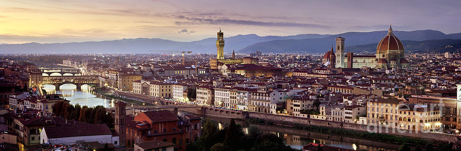 Sunset Photograph - Florence by Rod McLean