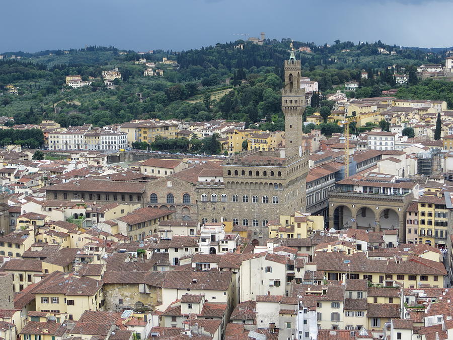 Florence rooftops Photograph by Herman Hagen