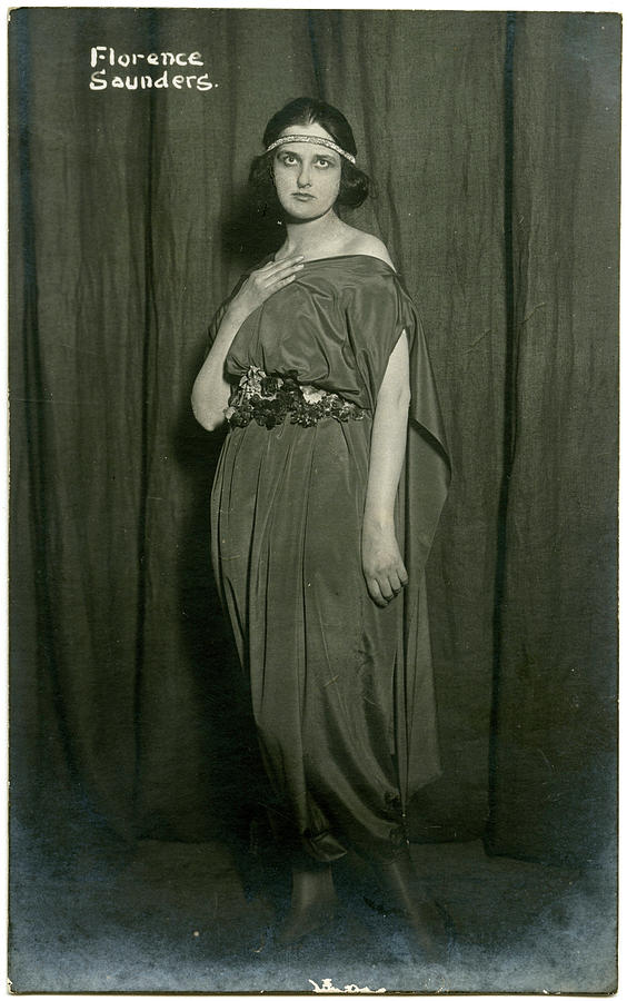 Florence Photograph - Florence Saunders, Soulful Actress by Mary Evans Picture Library