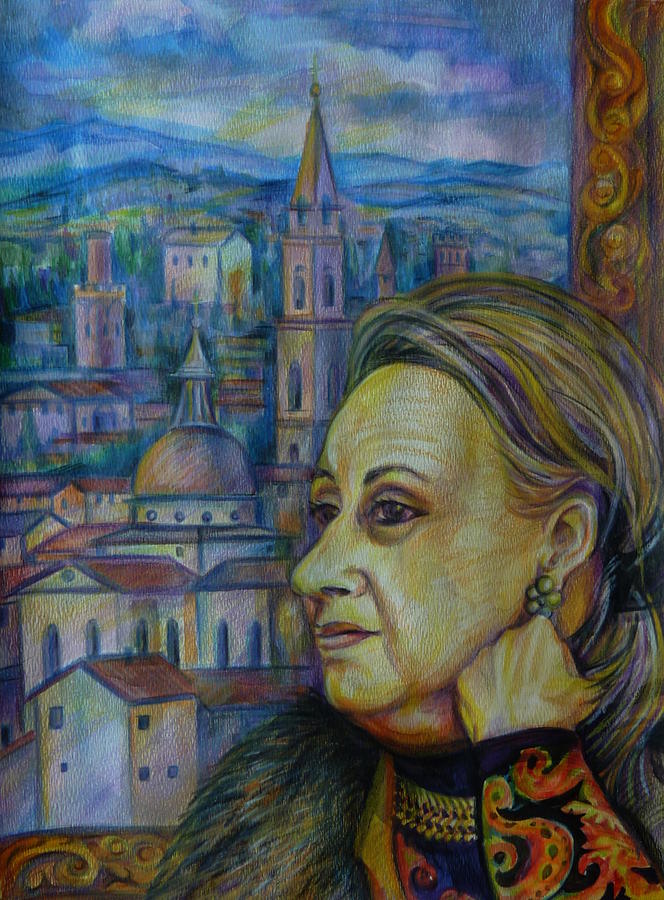 Florentine Mood. Part One Drawing by Anna  Duyunova
