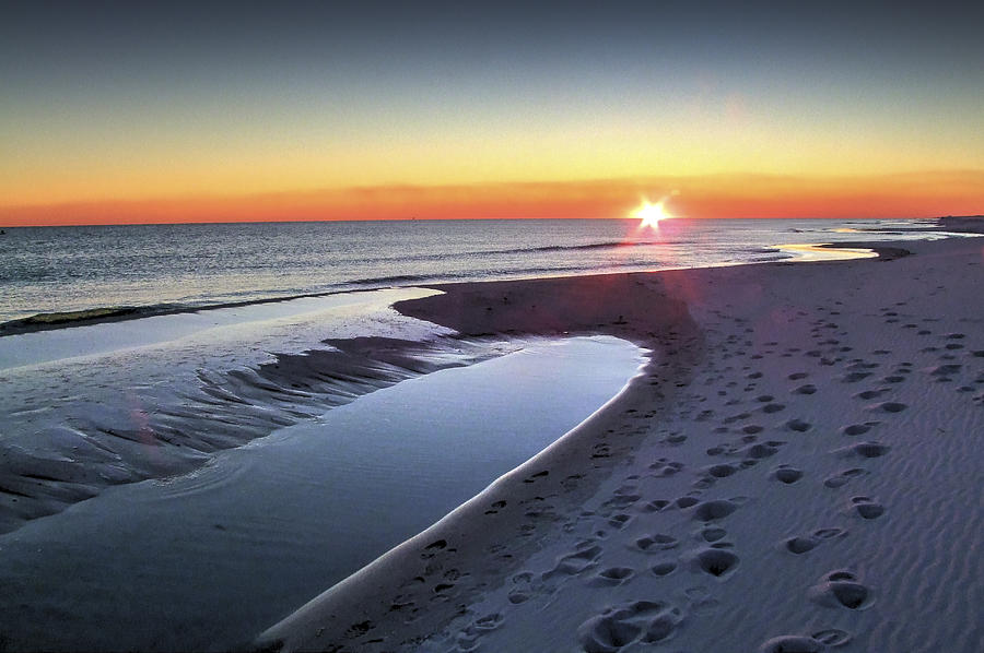 Sunset Photograph - Florida Beach 06 by Phil And Karen Rispin