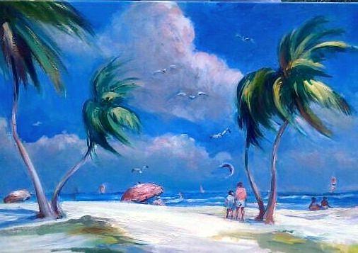 Florida Hot Summer Painting by Philip Corley