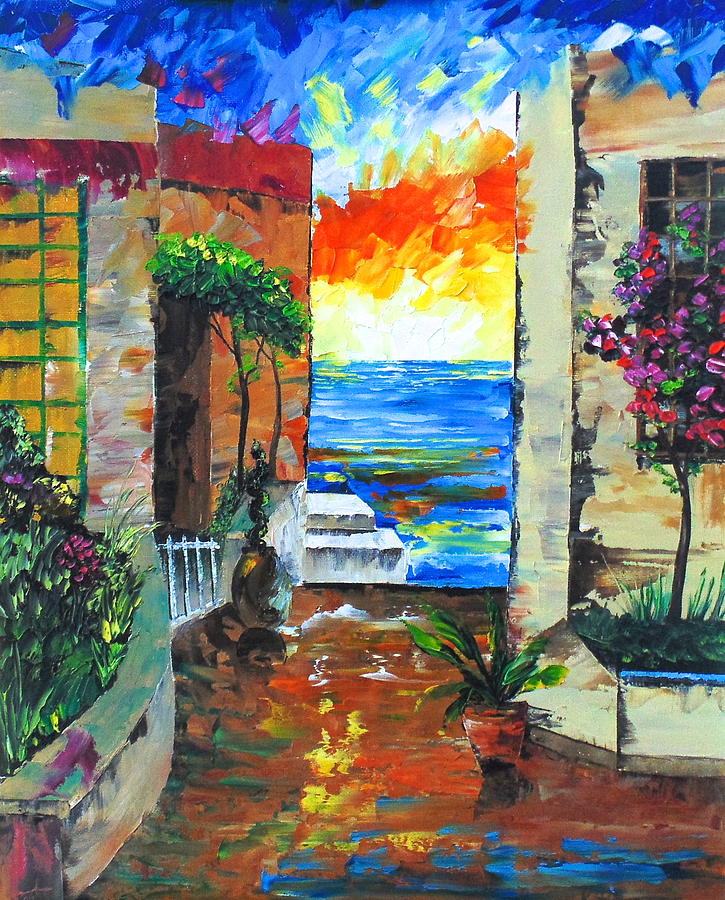 Florida House Painting by Kevin  Brown