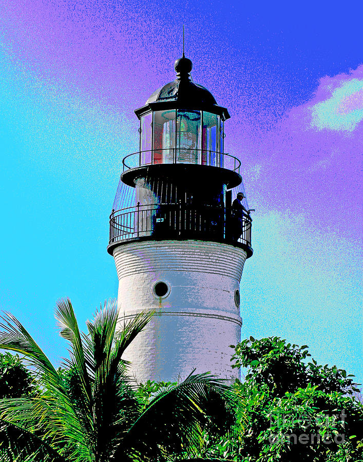Florida Keys Lighthouse Photograph by Larry Oskin