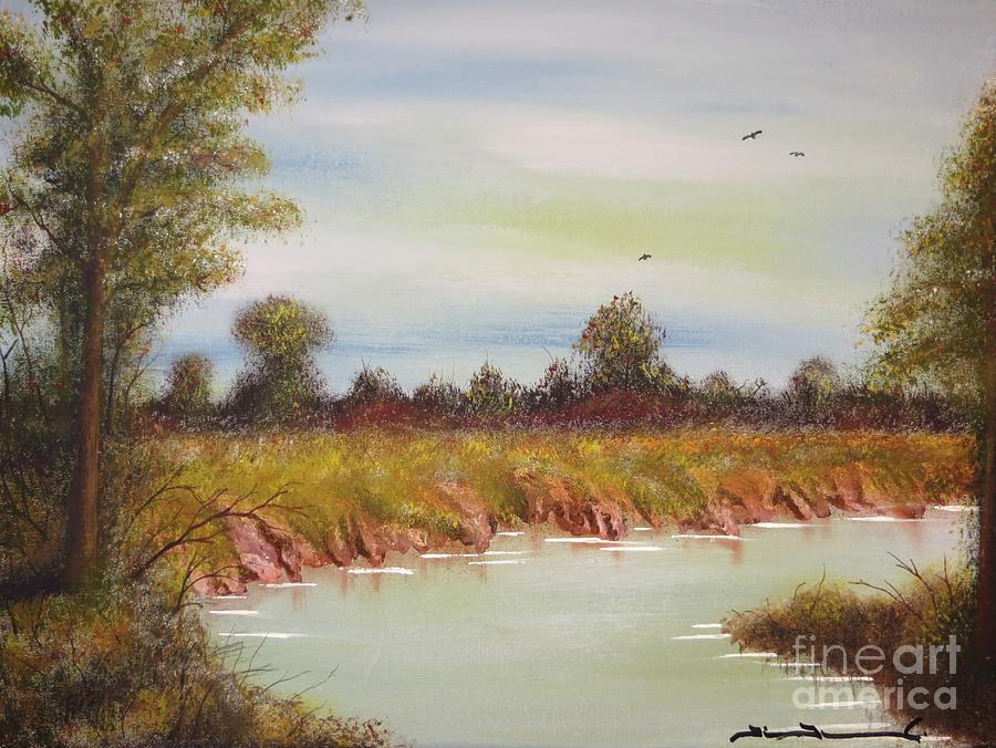 Florida Marsh Painting by Tim Townsend