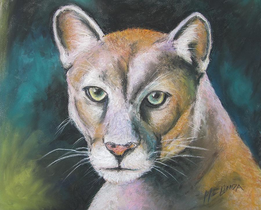 Florida Panther Painting by Melinda Saminski