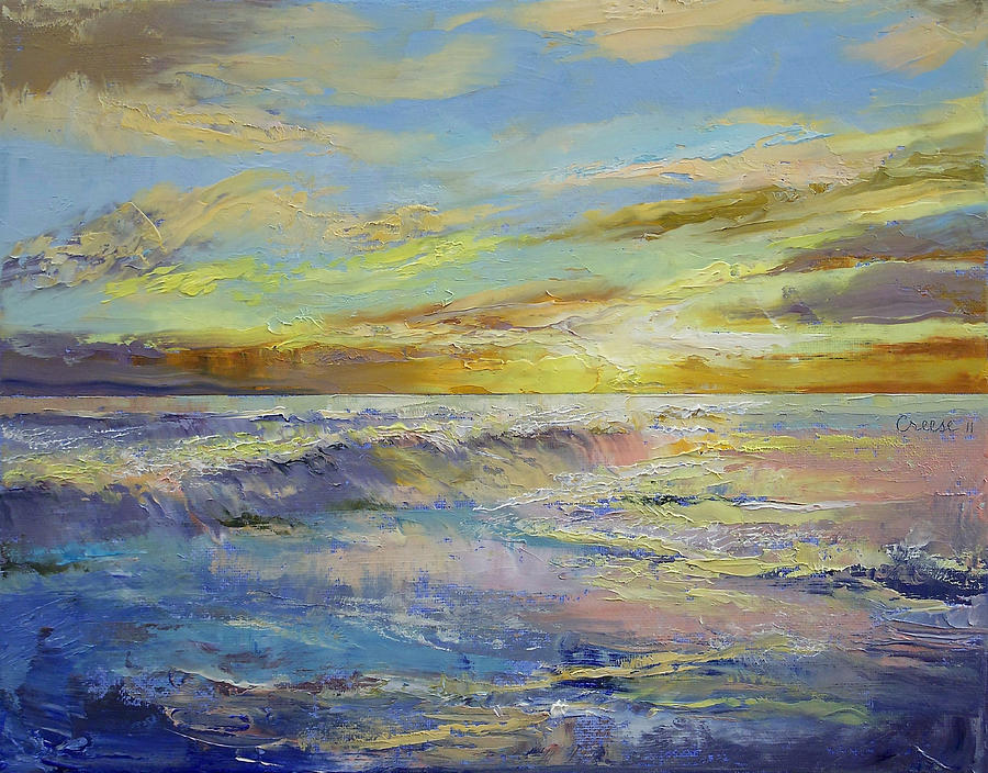 Impressionism Painting - Florida Sunrise by Michael Creese