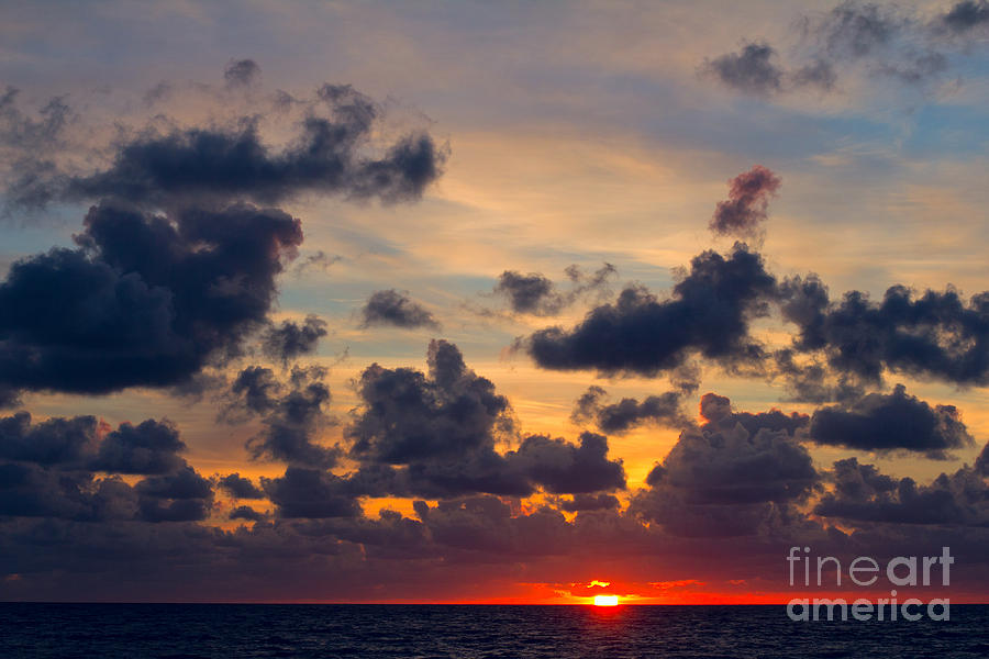 Florida Sunset Photograph by Les Palenik