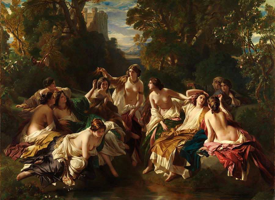 Florinda Painting by Franz Xaver Winterhalter Florinda Painting by Franz Xaver Winterhalter