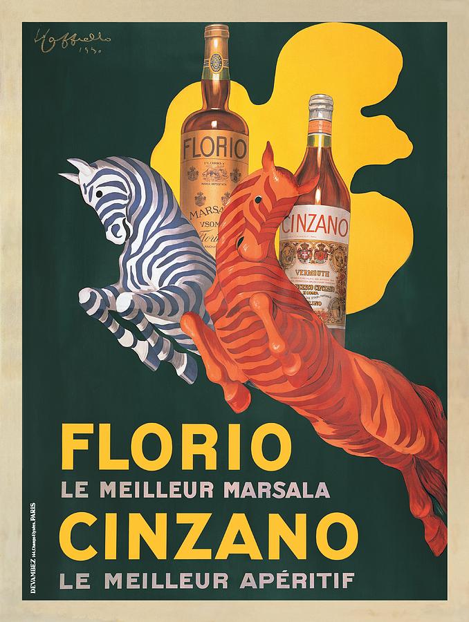 Wine Painting - Florio e Cinzano 1930 by Leonetto Cappiello