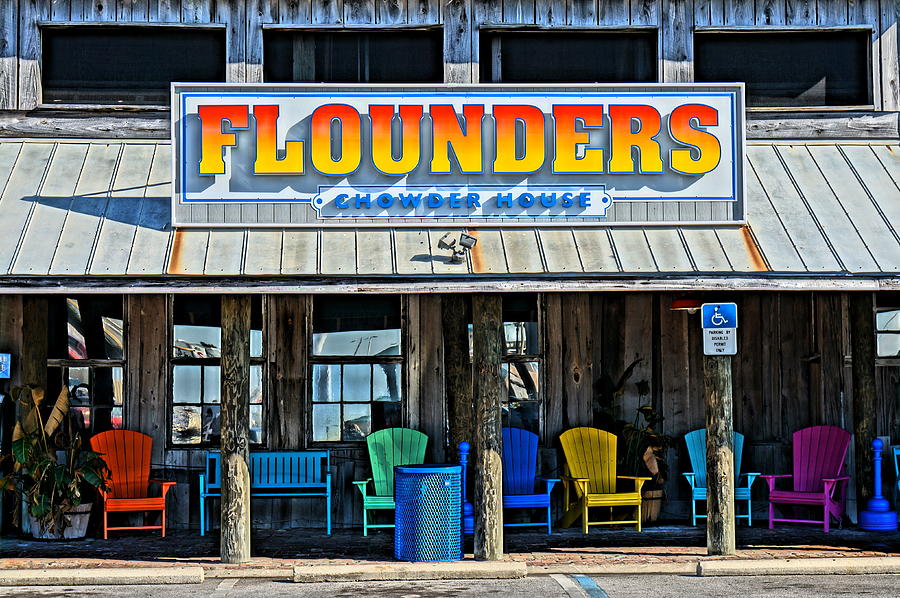 Flounders Photograph by Chuck Johnson