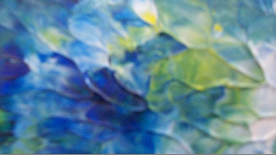 Flowing into Spring Painting by  Sharon Ackley
