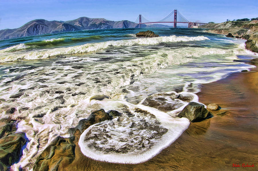 Flow To The Golden Gate Bridge Photograph by Blake Richards