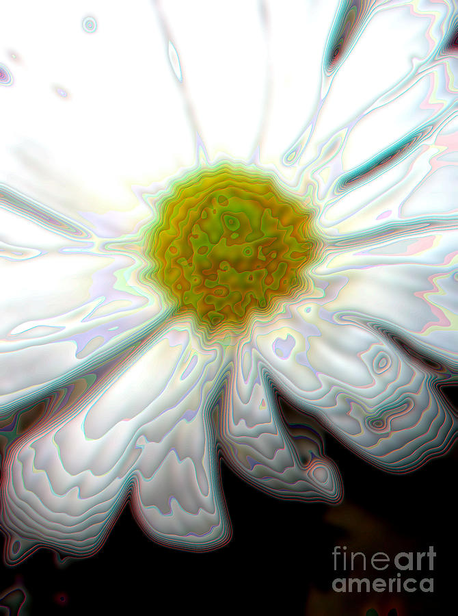 Created flower Digital Art by Oksana Semenchenko