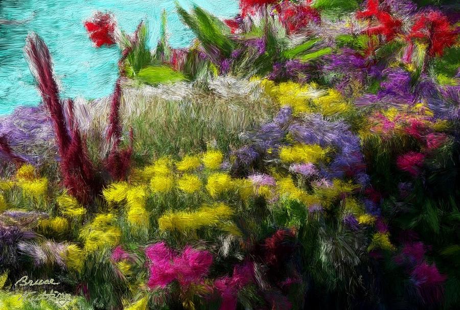 Flower Arrangement Painting by Bruce Nutting