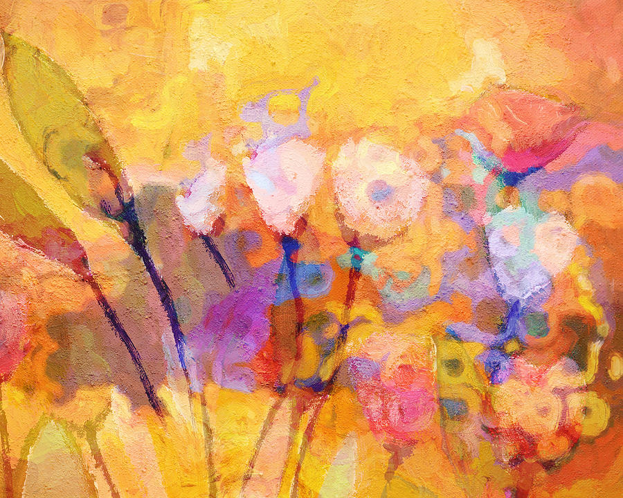 Flower Concerto Painting by Lutz Baar