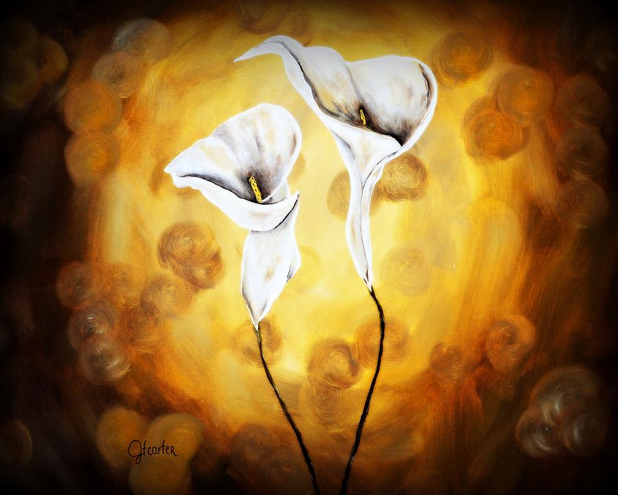 Flower Couple Painting by Jennifer Carter - Fine Art America